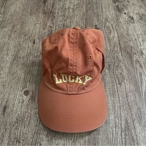 Vintage Lucky Brand Burnt Orange One Size Baseball Hat